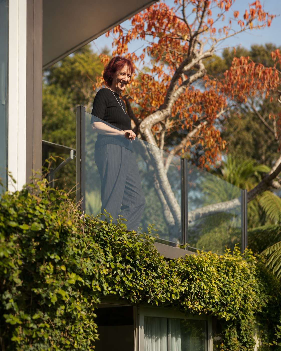 Liz Wallace at home